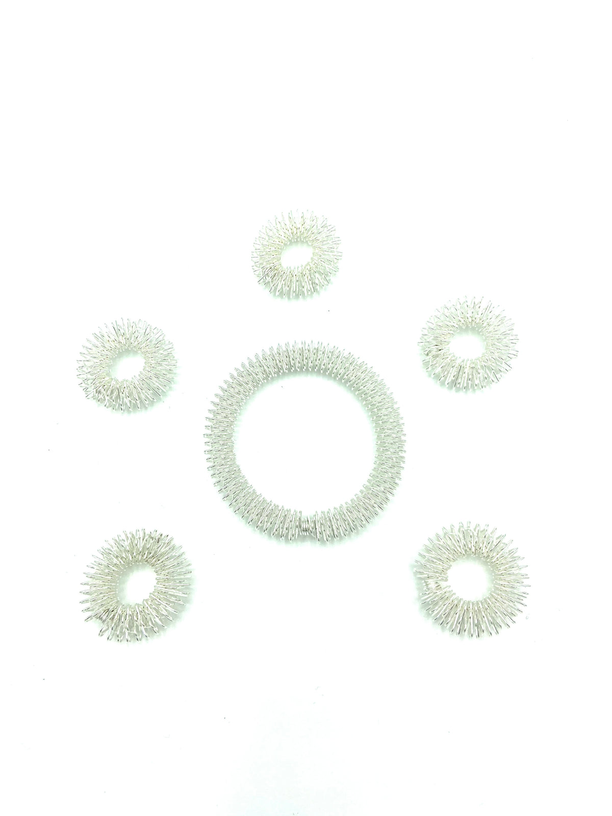 Set Akupressurarmband + 5 Akupressurringe - Skillworld